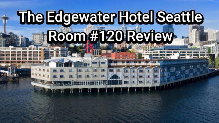 The Edgewater Hotel Room 120 Review – Stunning Balcony Views of Cruise Ships Docking in Seattle!