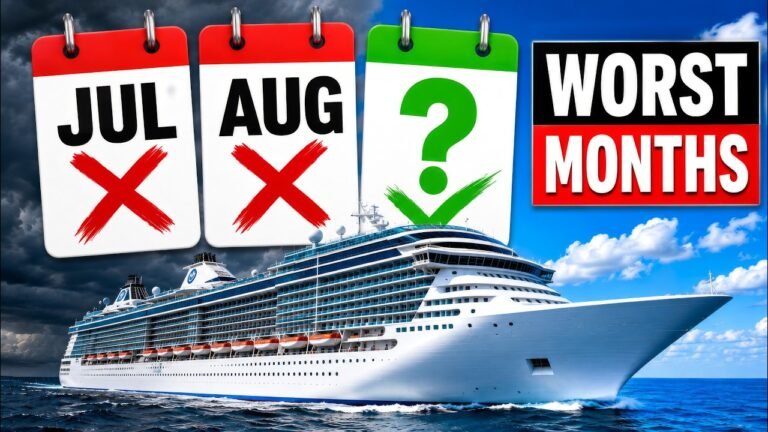 The WORST Months to Take a Cruise in 2026 (And the Best Times to Go)