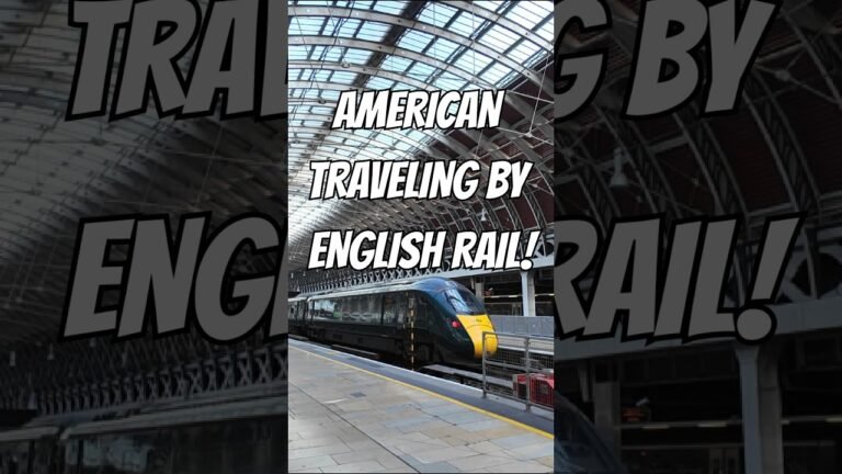 I tried riding English trains as an American! #britishrailway #britishrail #gwr #kingscross