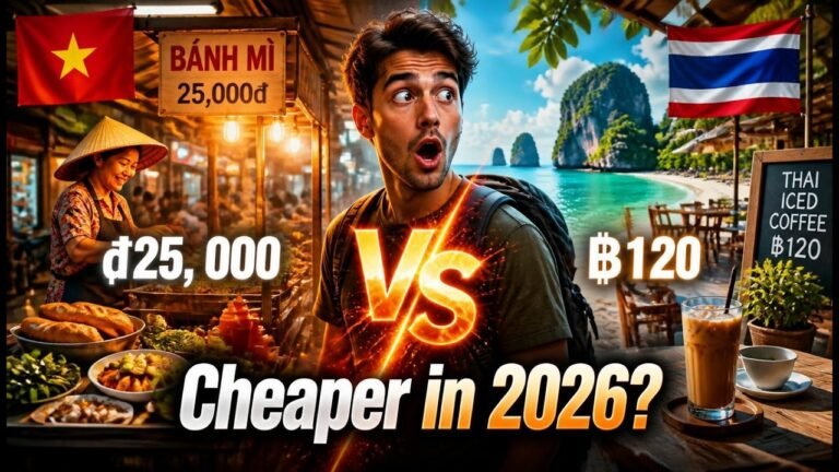 Vietnam vs. Thailand: Which Is Actually Cheaper in 2026?