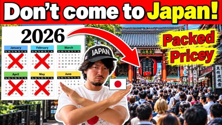 Don’t Come to Japan During These Months (2026 Update) | Best & Worst Times Explained