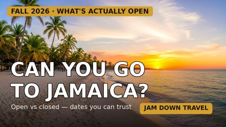 Jamaica Resorts OPEN NOW After the Hurricane: What’s Open + Reopening Dates (2026)