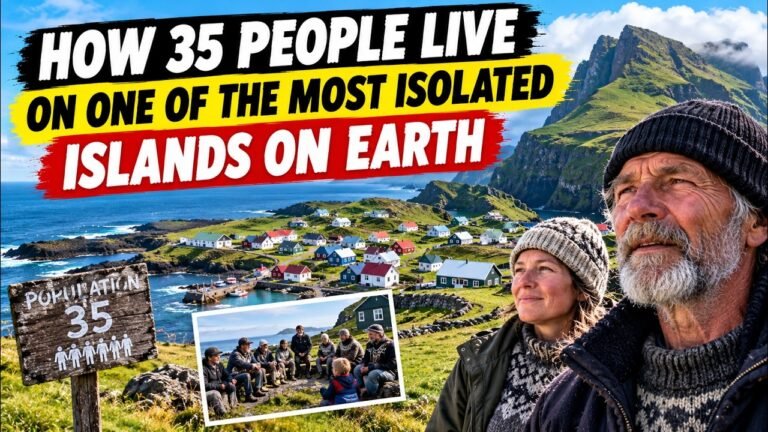 HOW 35 PEOPLE LIVE ON ONE OF THE MOST ISOLATED ISLANDS ON EARTH