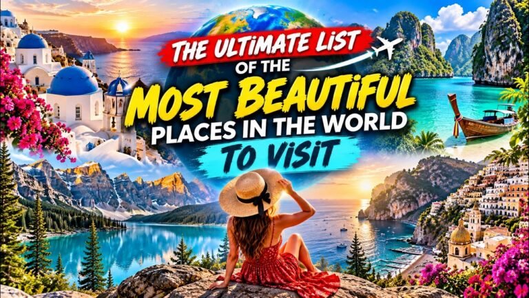 The Ultimate List of the Most Beautiful Places in the World to Visit