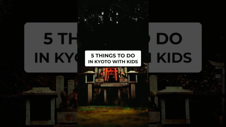 5 Things to Do in Kyoto With Kids #shorts