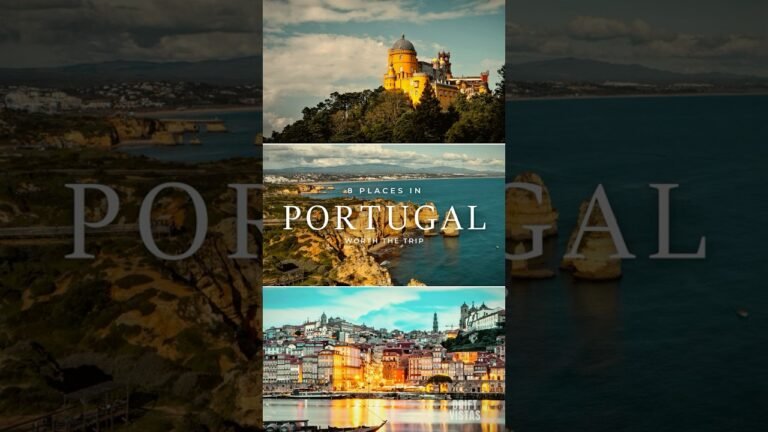 8 Places in Portugal Worth the Trip #shorts