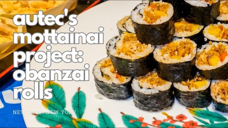 Inside AUTEC’s Mottainai Project: Japanese Sushi Robots & Kyoto Obanzai in NYC