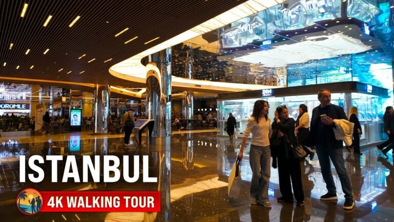 Inside Istanbul’s Most Luxurious Shopping Mall: Zorlu Center – 4K Walking Tour